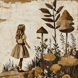 Cavernous Ornithogeography style, Midjourney V6.1: retro fairy-tale illustration