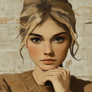 Cavernous Ornithogeography style, Midjourney V6.1: photographic portrait of female protagonist