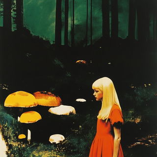 Brocaturne style, Midjourney V6.1: retro fairy-tale illustration