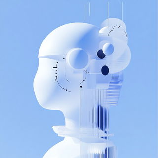 Facadefolk style, Midjourney V6.1: abstract 3D render