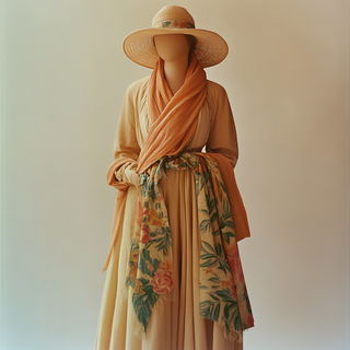 Cairnstroke style, Midjourney V6.1: haute-couture fashion outfit