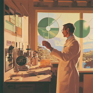Cairnstroke style, Midjourney V6.1: editorial illustration for popular scientific magazine cover