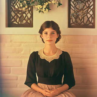 Cairnstroke style, Midjourney V6.1: photographic portrait of female protagonist