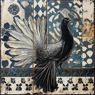 Quartzward style, Midjourney V6.1: traditional folk art
