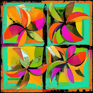Cliffballad style, Midjourney V6.1: creative pattern composition
