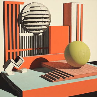 Spirearchive style, Midjourney V6.1: abstract 3D render