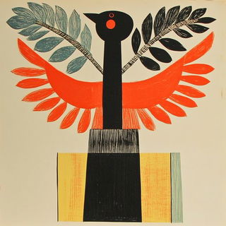 Spirearchive style, Midjourney V6.1: traditional folk art