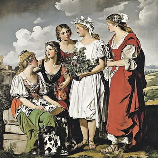 Celestibazaar style, Midjourney V6.1: classical 18th-century oil painting