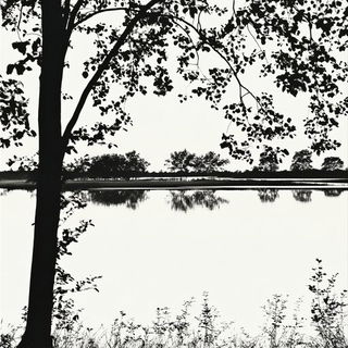 Celestibazaar style, Midjourney V6.1: realistic landscape photograph of quiet dawn