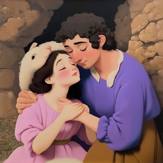 Chromaface style, Midjourney V6.1: classical 18th-century oil painting