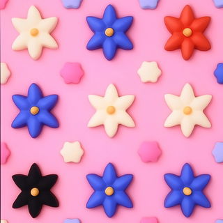 Chromaface style, Midjourney V6.1: creative pattern composition