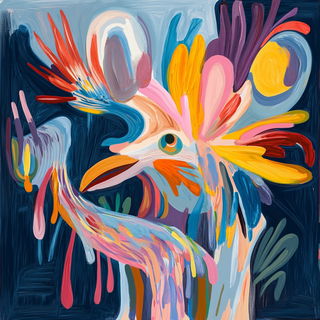 Bleachrock style, Midjourney V6.1: traditional folk art