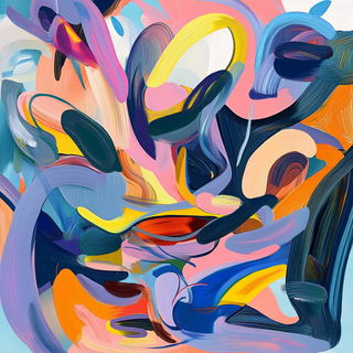 Bleachrock style, Midjourney V6.1: creative pattern composition