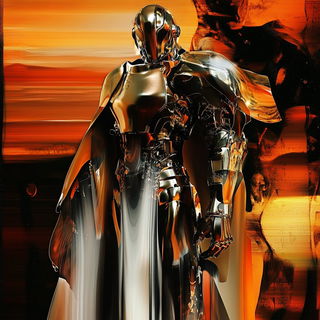 Mire Etching style, Midjourney V6.1: concept art character design of retropunk steam knight