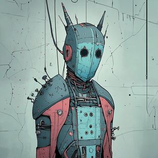 Cloudengine Grandeur style, Midjourney V6.1: concept art character design of retropunk steam knight