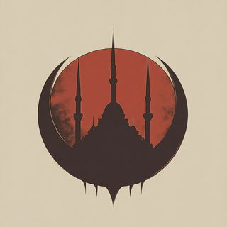Cloudtrail Cosmography style, Midjourney V6.1: bold minimalist logo design for Istanbul city municipal services