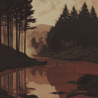 Cloudtrail Cosmography style, Midjourney V6.1: realistic landscape photograph of quiet dawn