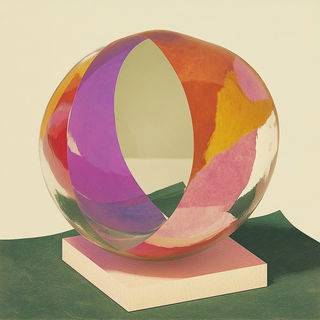 Cryoplastics style, Midjourney V6.1: abstract 3D render