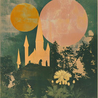 Cryoplastics style, Midjourney V6.1: retro fairy-tale illustration