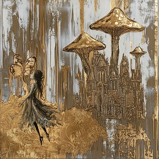 Prismarchipelago style, Midjourney V6.1: retro fairy-tale illustration