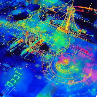 Odonatacubism style, Midjourney V6.1: technical infrastructure blueprint schematics