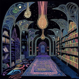 Mythic Geometria style, Midjourney V6.1: Midlibrary
