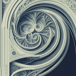 Loopbuilt style, Midjourney V6.1: abstract 3D render