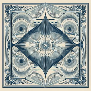 Loopbuilt style, Midjourney V6.1: creative pattern composition