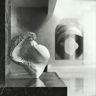 Chlorofiligree style, Midjourney V6.1: abstract 3D render