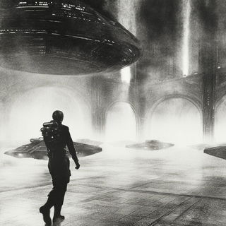 Chlorofiligree style, Midjourney V6.1: cinematic shot from sci-fi movie