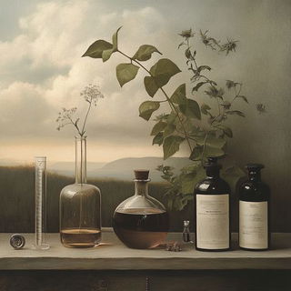 Verdant Archipelago style, Midjourney V6.1: editorial illustration for popular scientific magazine cover