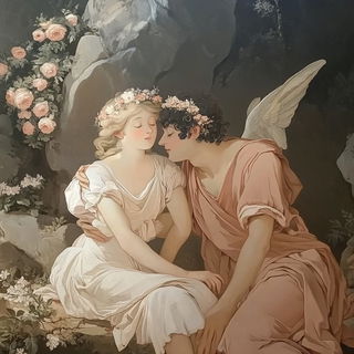 Inkscenic style, Midjourney V6.1: classical 18th-century oil painting