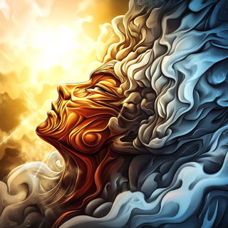 Crestcut style, Midjourney V6.1: abstract 3D render