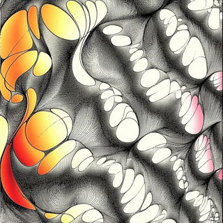 Cairnwork style, Midjourney V6.1: creative pattern composition