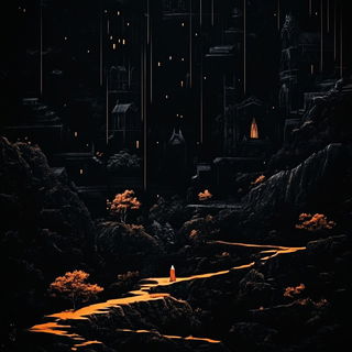 Busunder Giant style, Midjourney V6.1: retro fairy-tale illustration