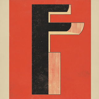 Triangular Chromapatch style, Midjourney V6.1: typographic composition with large letters