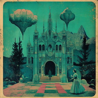 Celluloid Elementalism style, Midjourney V6.1: retro fairy-tale illustration