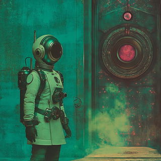 Celluloid Elementalism style, Midjourney V6.1: cinematic shot from sci-fi movie