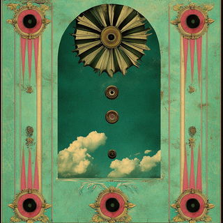 Celluloid Elementalism style, Midjourney V6.1: creative pattern composition