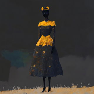 Cardiomegapolis style, Midjourney V6.1: haute-couture fashion outfit