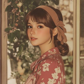 Redshift Tangle style, Midjourney V6.1: photographic portrait of female protagonist
