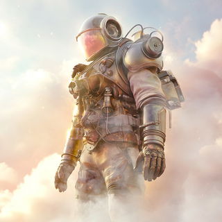 Chromapuppetism style, Midjourney V6.1: concept art character design of retropunk steam knight