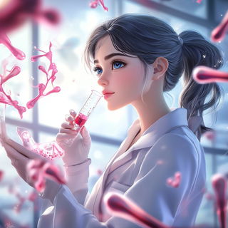 Celpaint Menagerie style, Midjourney V6.1: editorial illustration for popular scientific magazine cover
