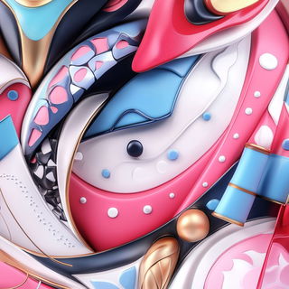 Celpaint Menagerie style, Midjourney V6.1: creative pattern composition