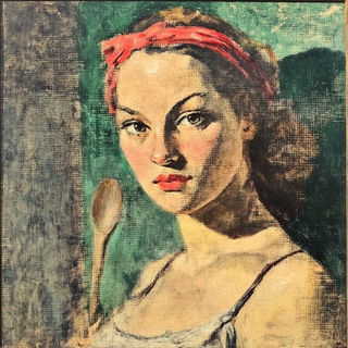 Palimask style, Midjourney V6.1: classical 18th-century oil painting