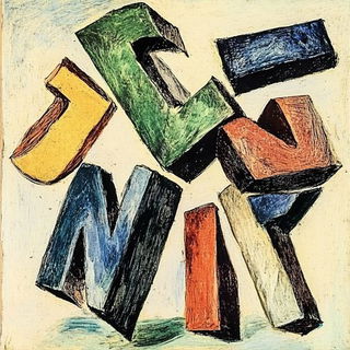 Palimask style, Midjourney V6.1: typographic composition with large letters