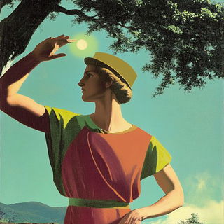 Chaharbagh Populuxe style, Midjourney V6.1: classical 18th-century oil painting