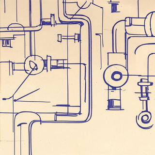 Umbrawick style, Midjourney V6.1: technical infrastructure blueprint schematics