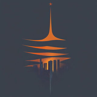 Cloudbank Intermezzo style, Midjourney V6.1: bold minimalist logo design for Istanbul city municipal services