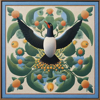Tealwind Expeditionary style, Midjourney V6.1: traditional folk art